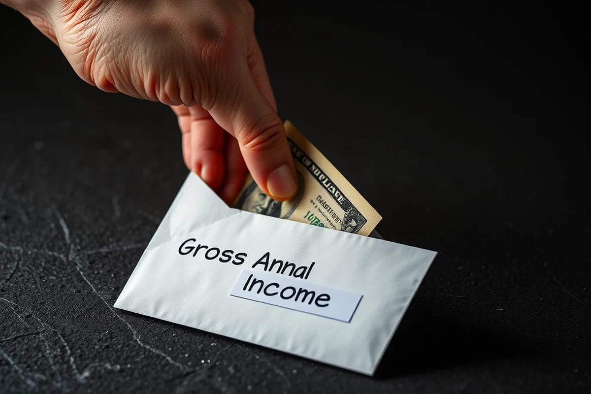 gross annual income — Gross Annual Income (step by step)